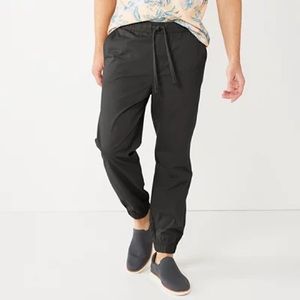 Sonoma Mens Cargo Khaki Jogger Pants Gray
